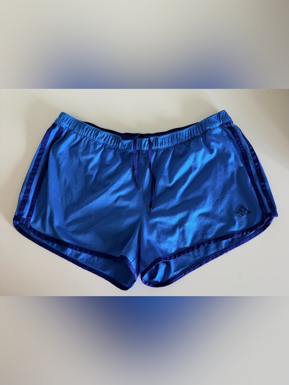 Adidas Blue Mesh Shorts